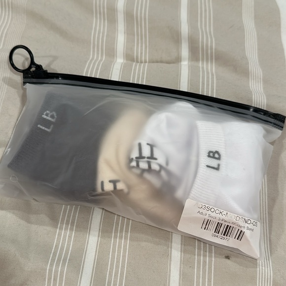 Little Bipsy Adult Socks 3 pack Modern Sand - Picture 2 of 2